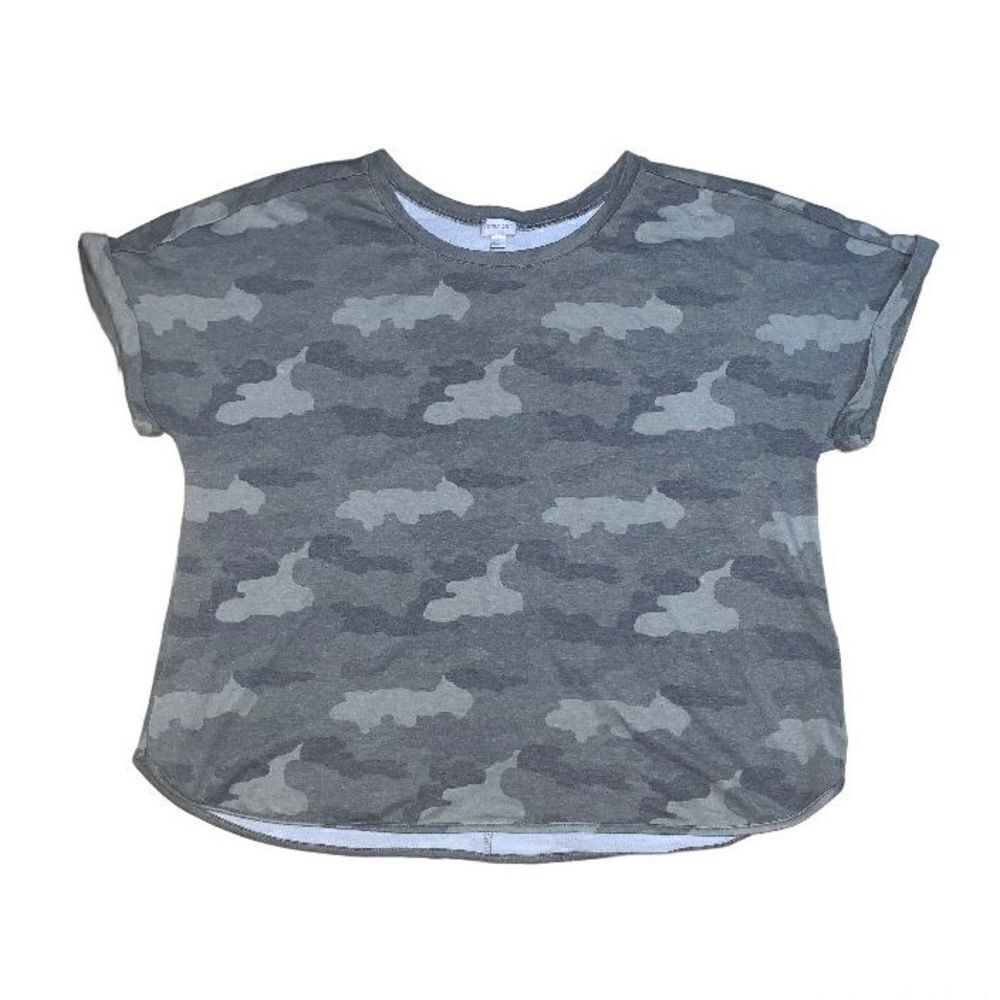Avenue Plus Size Camo Top